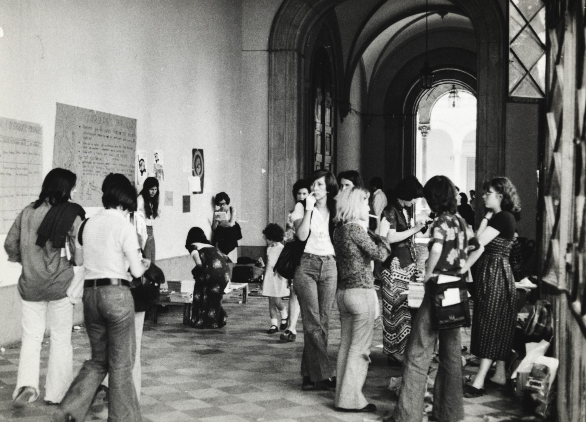 Erste katalanische Konferenz der Frauen an der Universität Barcelona 1976 